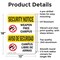 Signmission Weapon Free Campus Bilingual OSHA Security Notice Sign, Aluminum, 12in W x 18in L, 2PK OS-2PACK-SN-A-1218-L-11682 - alternate 2